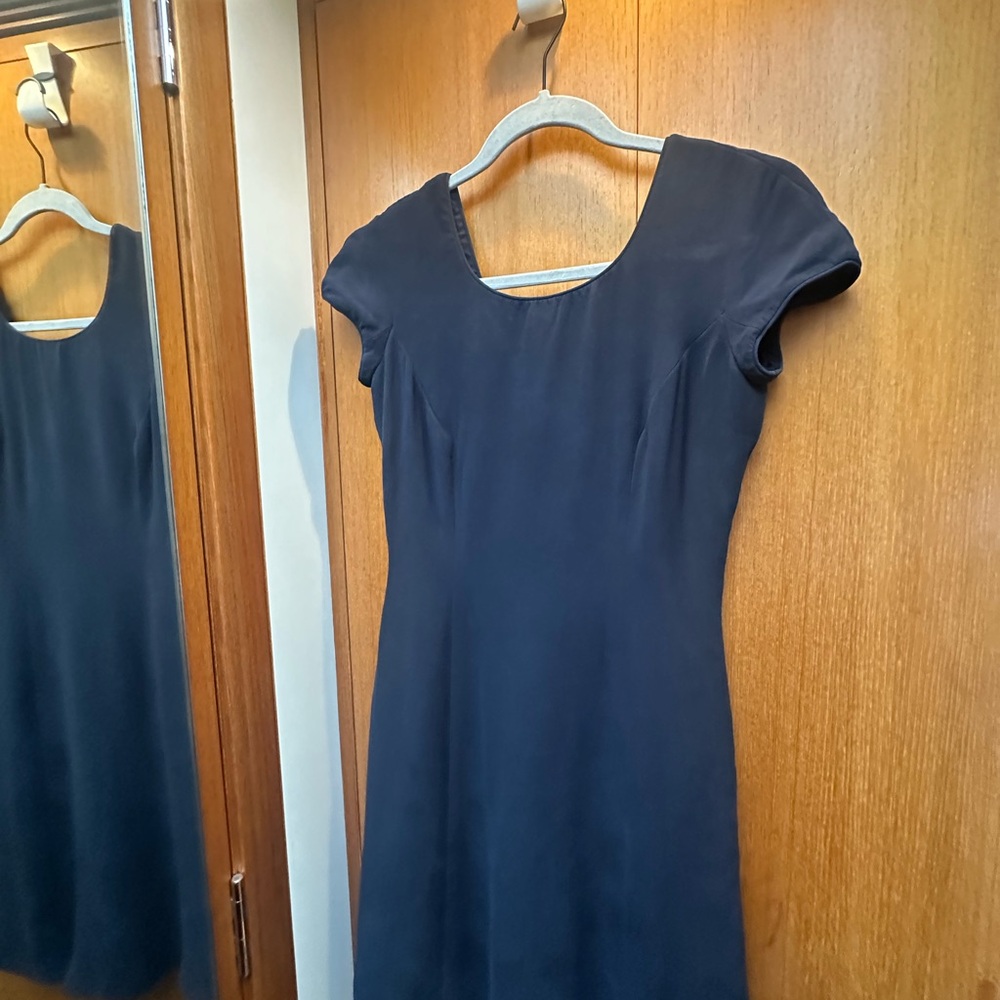 Giorgio Armani Navy Mini Dress